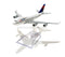 Delta airplane model toy diecast Jet Boeing 747 Passenger plane